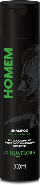 Acquaflora Homem Shampoo para Cabelos Oleosos sem Sal 300ml