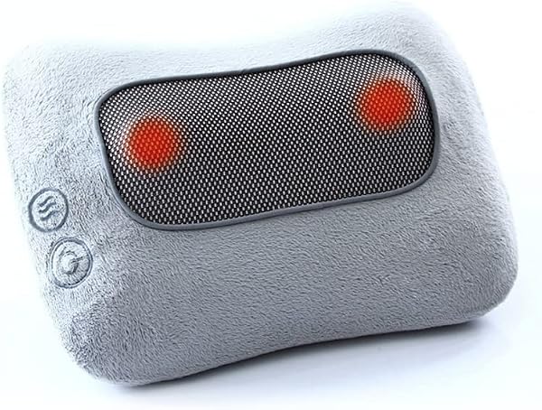 Almofada Massageadora Lombar Pescoço Shiatsu Pillow com 2 Motores Bivolt Relaxmedic