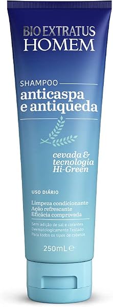 Bio Extratus Men Shampoo Anticaspa e Antiqueda 250 ml