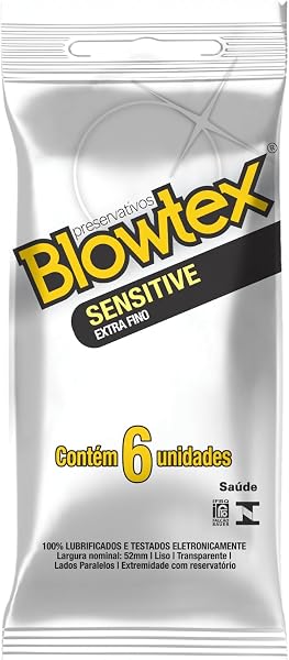 Blowtex Preservativo Sensitive Extra Fino, 6 Unidades