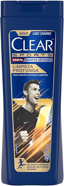 Clear Sports Men Shampoo Anticaspa Limpeza Profunda 400 ml