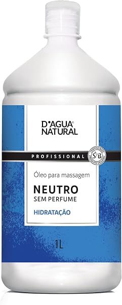 D'AGUA NATURAL Óleo de Massagem Neutro 1 Litro