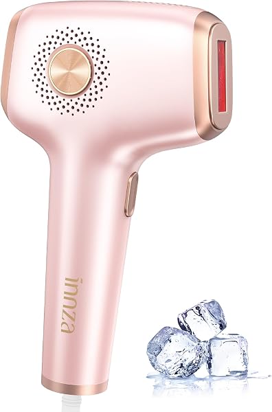 Depilador IPL INNZA com Resfriamento, 999.999 Flashes, Ouro Rosa
