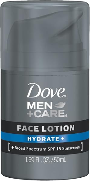 Dove Men + Care Loção Facial Hidratada, 50 ml, com FPS 15 de Amplo Espectro