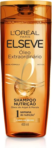 Elseve Óleo Extraordinário Shampoo para Cabelos Secos 400ml