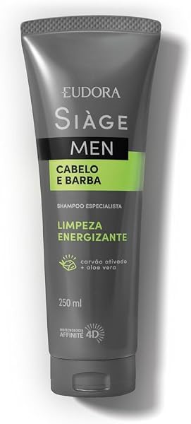 Eudora Siàge Men Shampoo Cabelo e Barba 250 ml