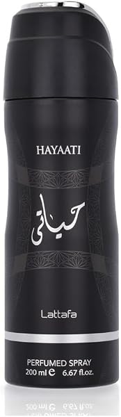 Lattafa Hayaati Desodorante Perfumado Masculino 200ml