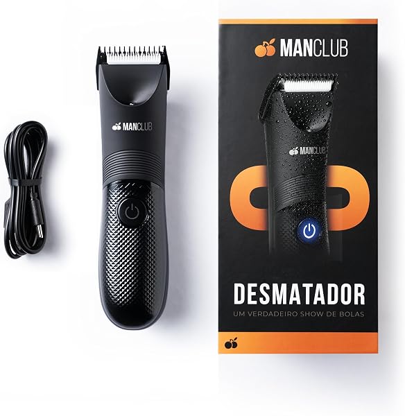 MANCLUB Desmatador Aparador Elétrico de Pelos Íntimos e Corporais