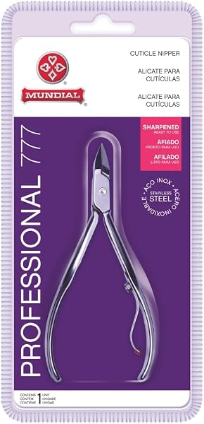 Mundial Pro-Inox Alicate de Cutícula, Prateado