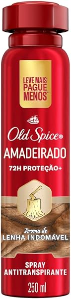 Old Spice Desodorante Antitranspirante Aerossol Amadeirado 250 ml
