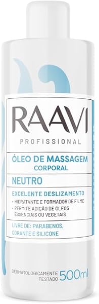 Raavi Óleo de Massagem Corporal Neutro 500ml